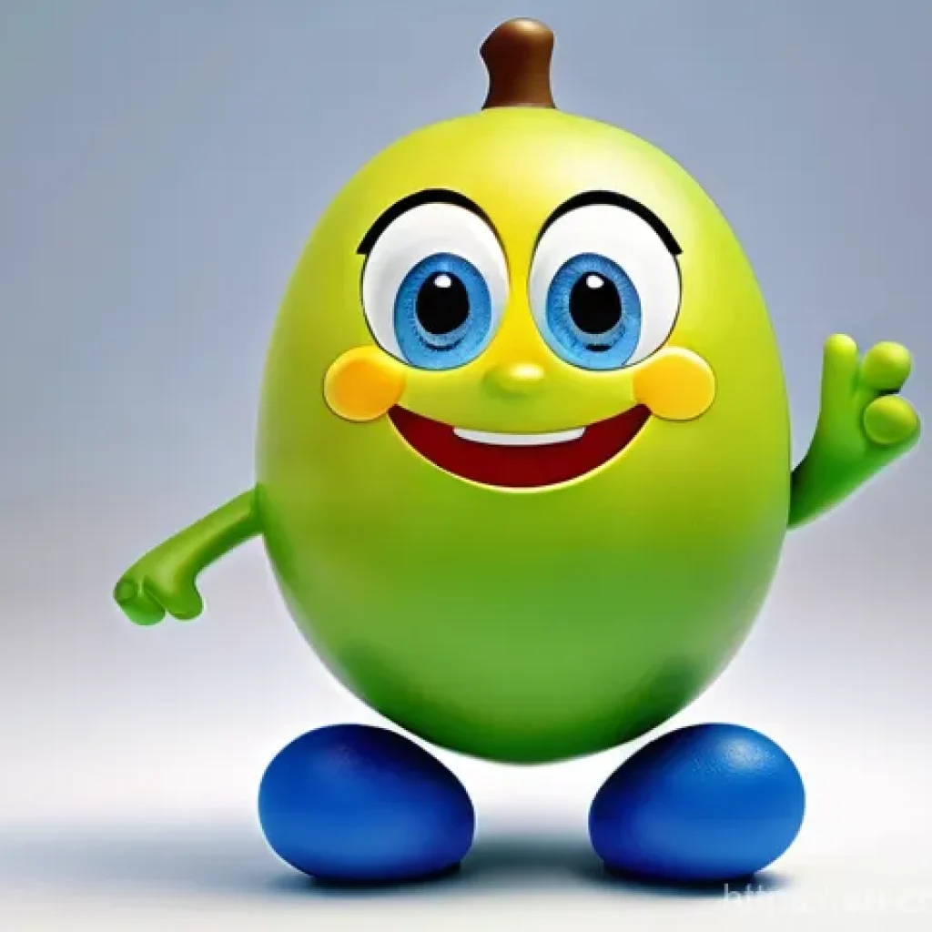 코코몽 코스프레 팁 - **Classic Cocomong in Fresh World**
    A vibrant, 3D-rendered illustration of Cocomong, standing ch...
