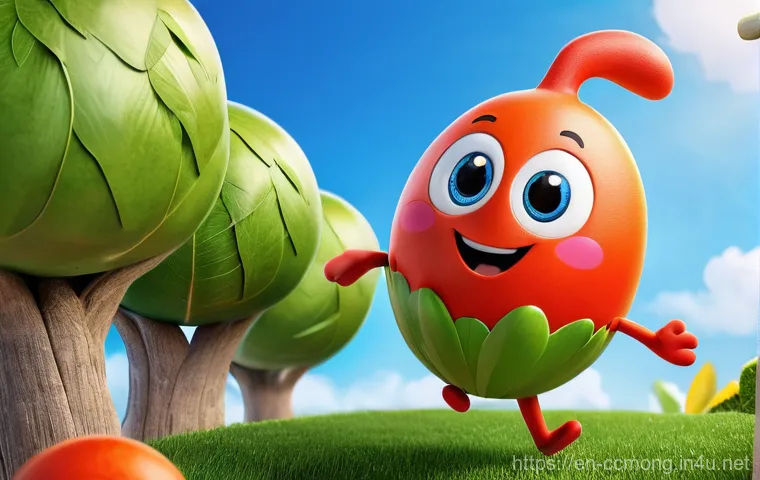코코몽 코스프레 팁 - **Classic Cocomong in Fresh World**
    A vibrant, 3D-rendered illustration of Cocomong, standing ch...