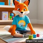 Home 21 코코몽과 스마트 디바이스 활용 - **Prompt 1: Interactive Storytime Adventure**
A happy, inquisitive child, approximately 6 years ...